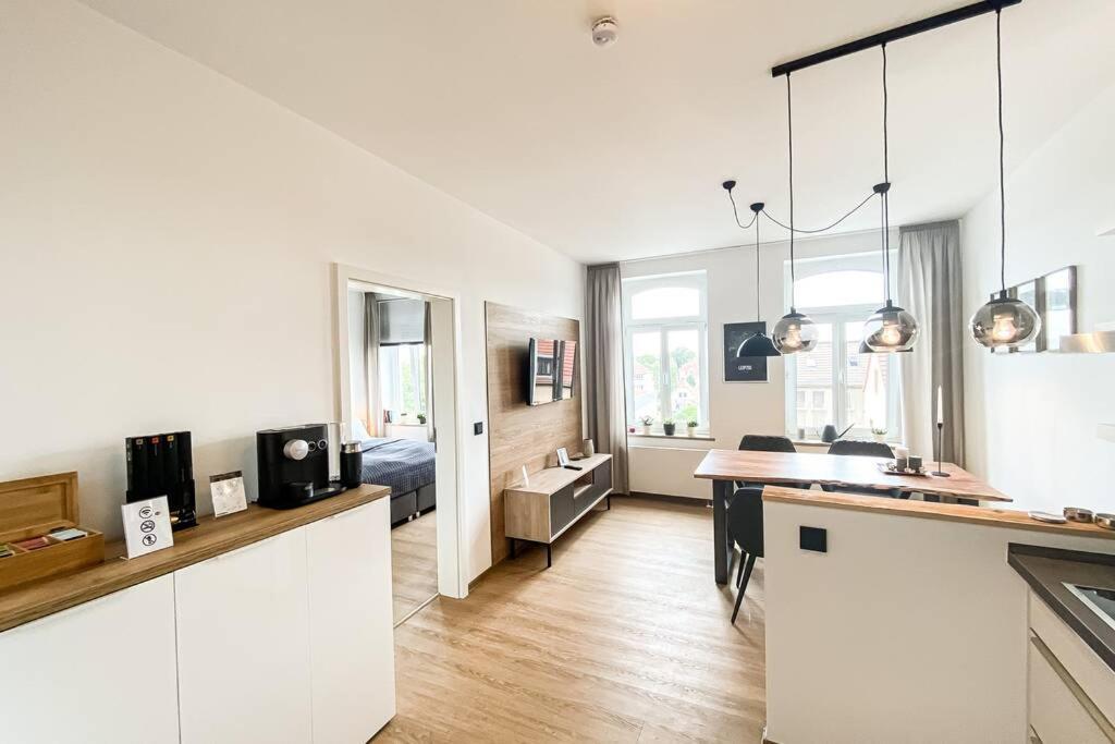 Luxus-Apartment In Leipzig Mit Privat-Parkplatz מראה חיצוני תמונה