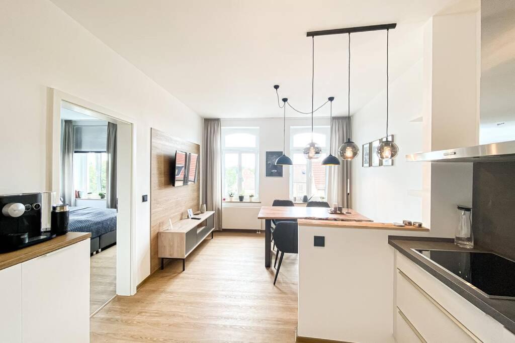 Luxus-Apartment In Leipzig Mit Privat-Parkplatz מראה חיצוני תמונה