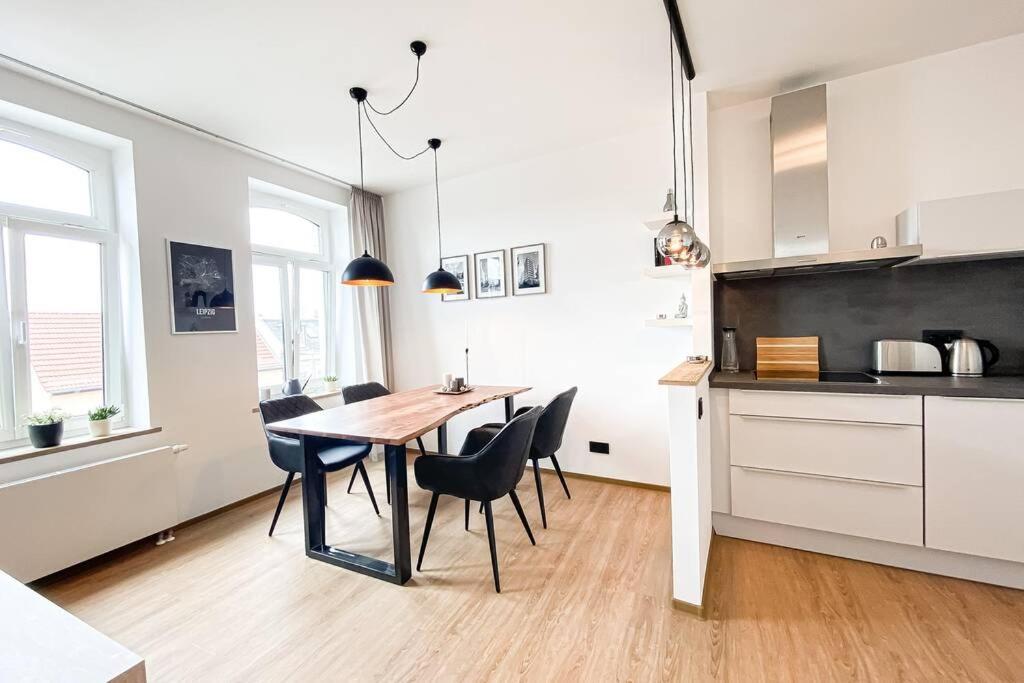 Luxus-Apartment In Leipzig Mit Privat-Parkplatz מראה חיצוני תמונה