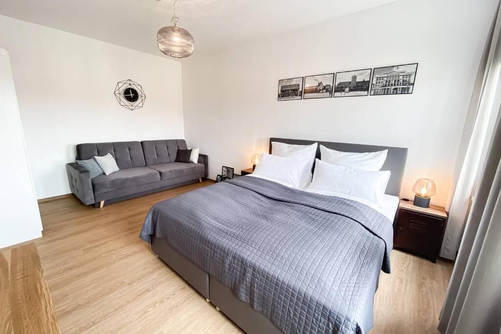 Luxus-Apartment In Leipzig Mit Privat-Parkplatz מראה חיצוני תמונה