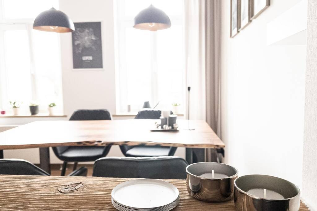 Luxus-Apartment In Leipzig Mit Privat-Parkplatz מראה חיצוני תמונה