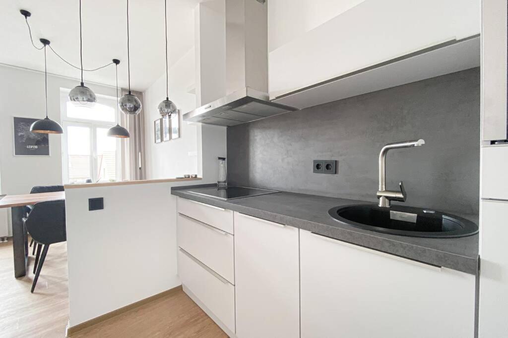 Luxus-Apartment In Leipzig Mit Privat-Parkplatz מראה חיצוני תמונה